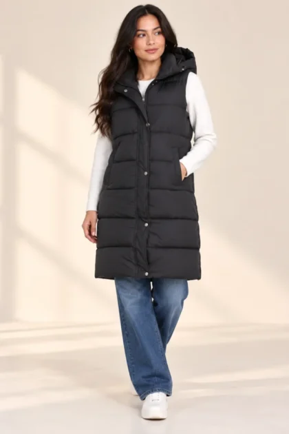 Italian Pocket Puffer Zip Gilet