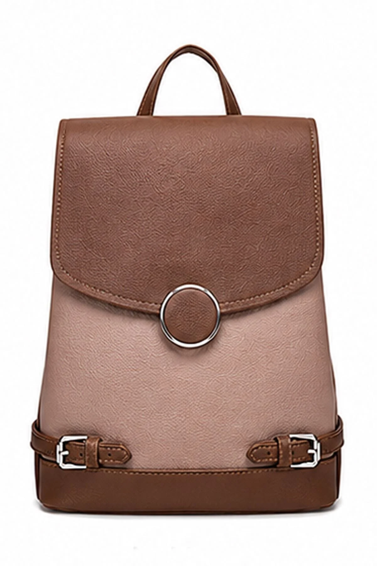 Adjustable Strap Flap Closure Backpack