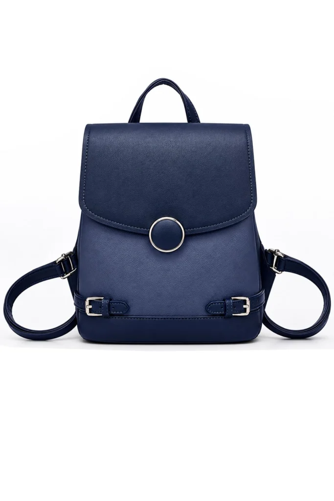 Adjustable Strap Flap Closure Backpack