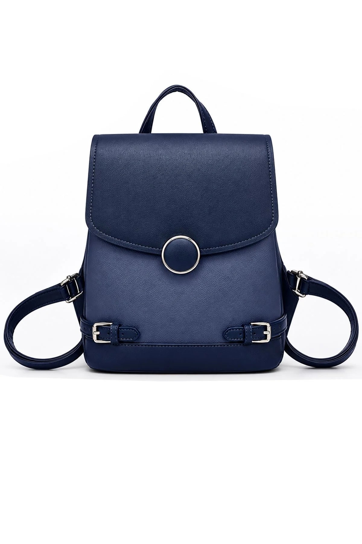 Adjustable Strap Flap Closure Backpack