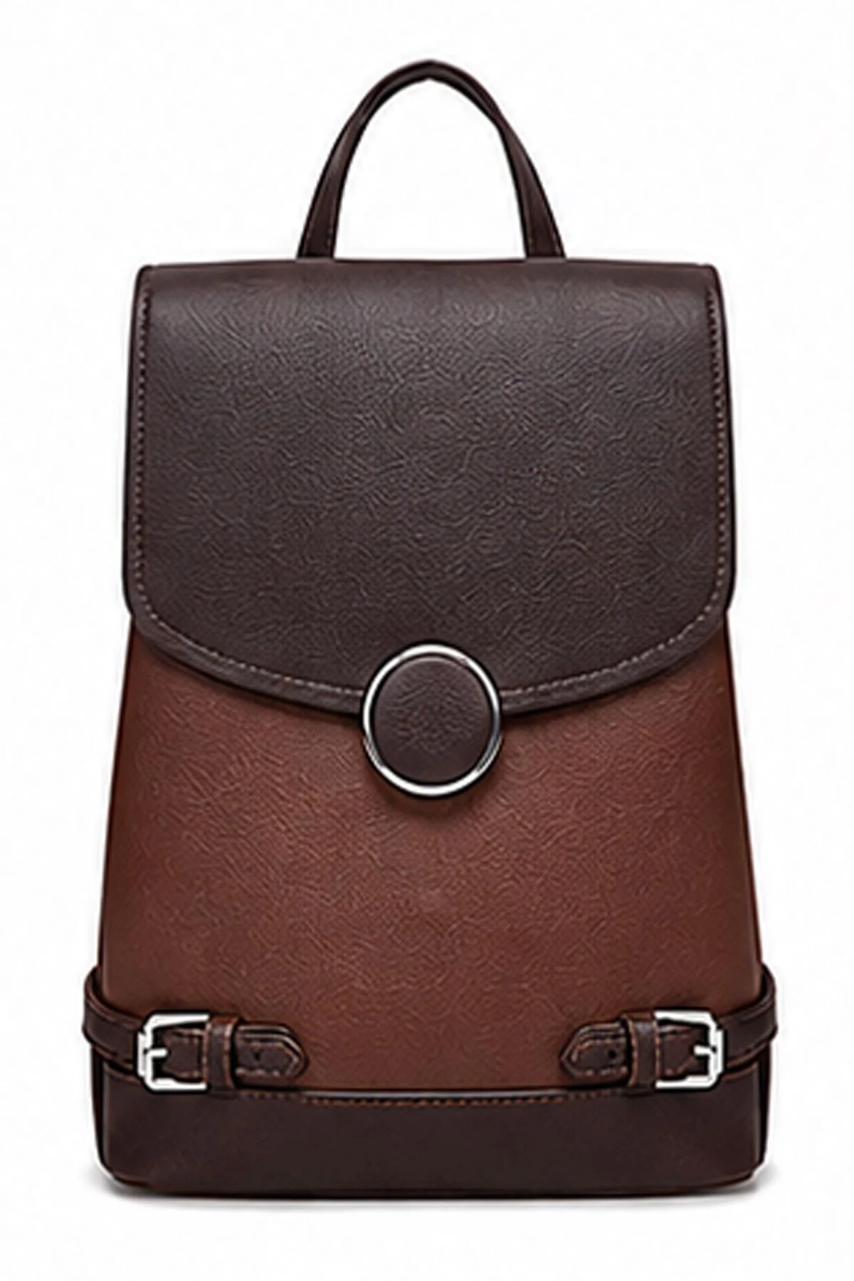 Adjustable Strap Flap Closure Backpack