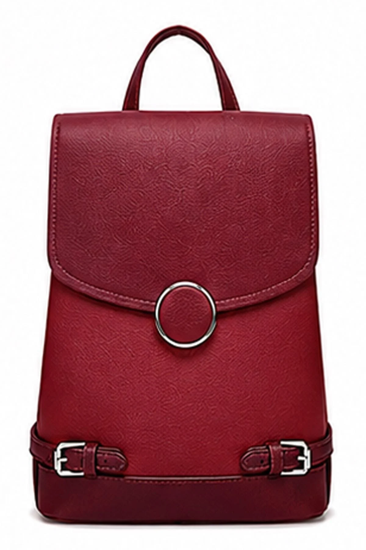 Adjustable Strap Flap Closure Backpack