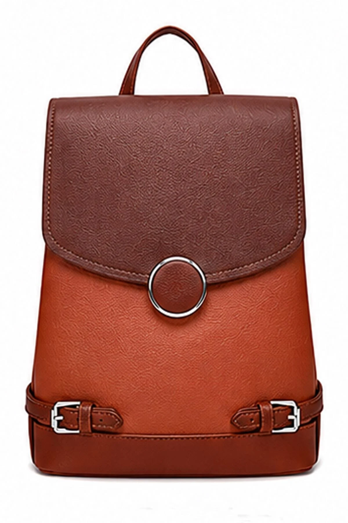 Adjustable Strap Flap Closure Backpack