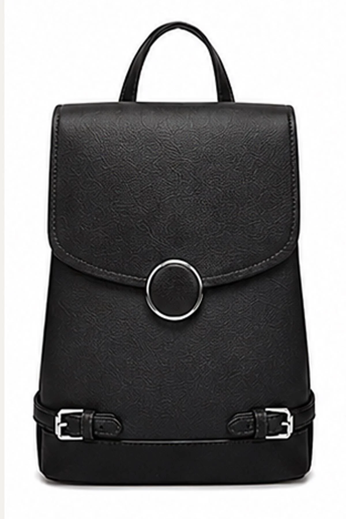 Adjustable Strap Flap Closure Backpack