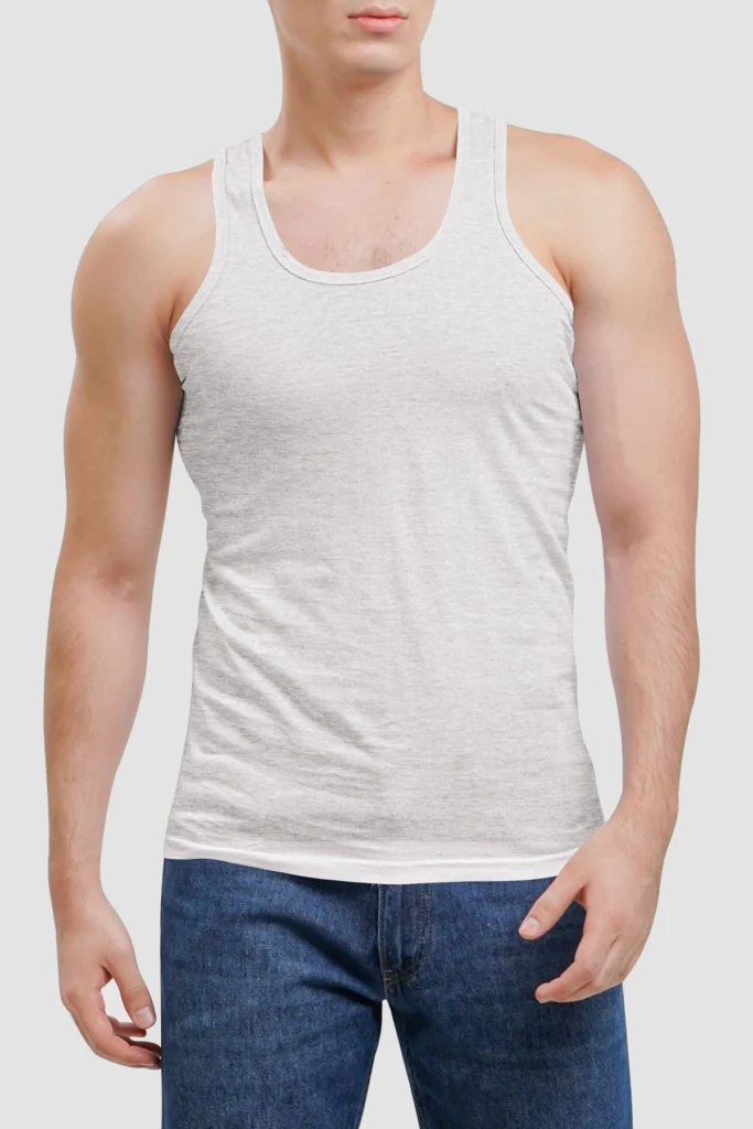 Casual Mens Sleeveless Cotton Vest with Soft Finish