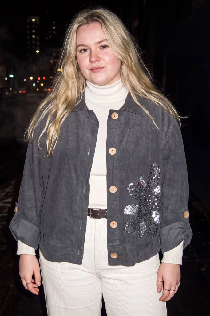 Corduroy Button Up Womens Cotton Jacket