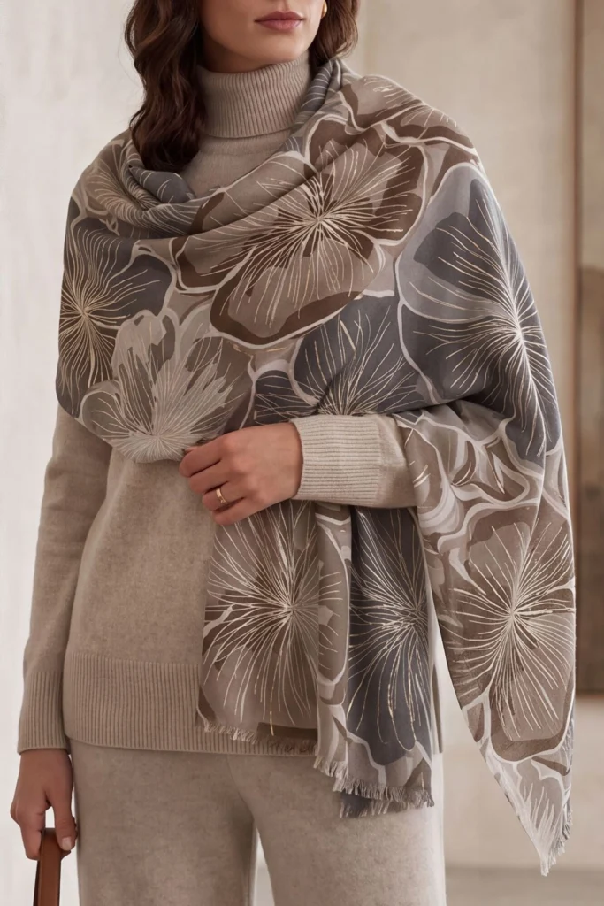 Floral Print Scarves