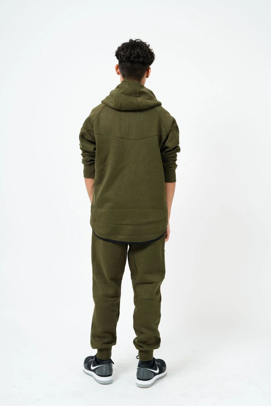 Mens Tracksuit Set with Zip Hoodie