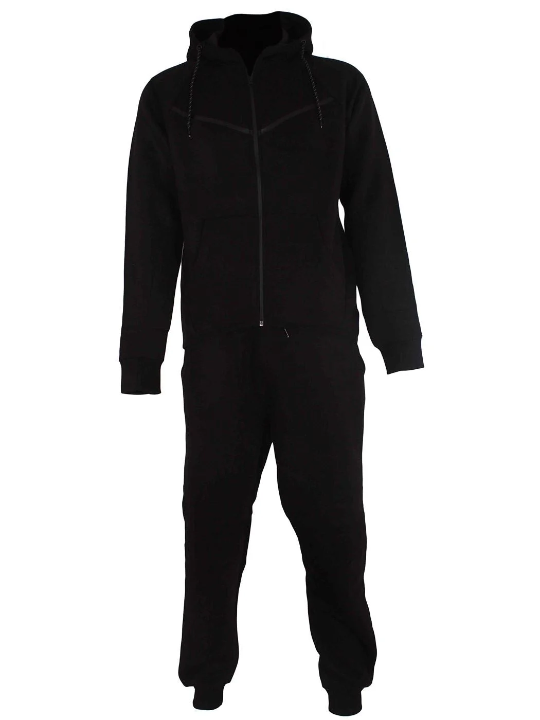 Mens Tracksuit Set with Zip Hoodie
