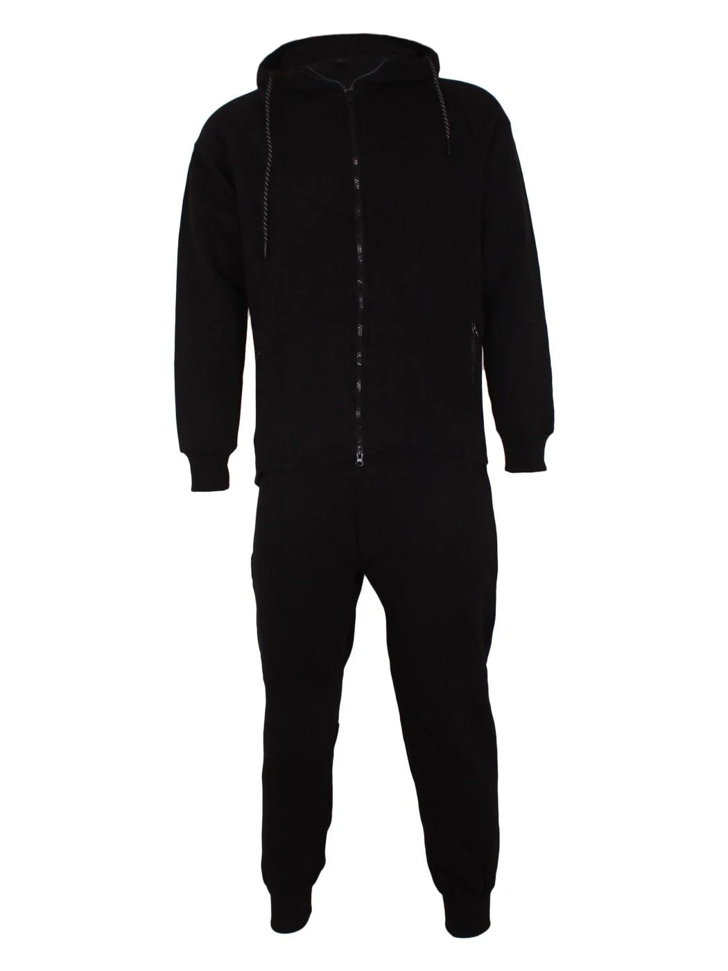 Mens Tracksuit Set with Zip Hoodie