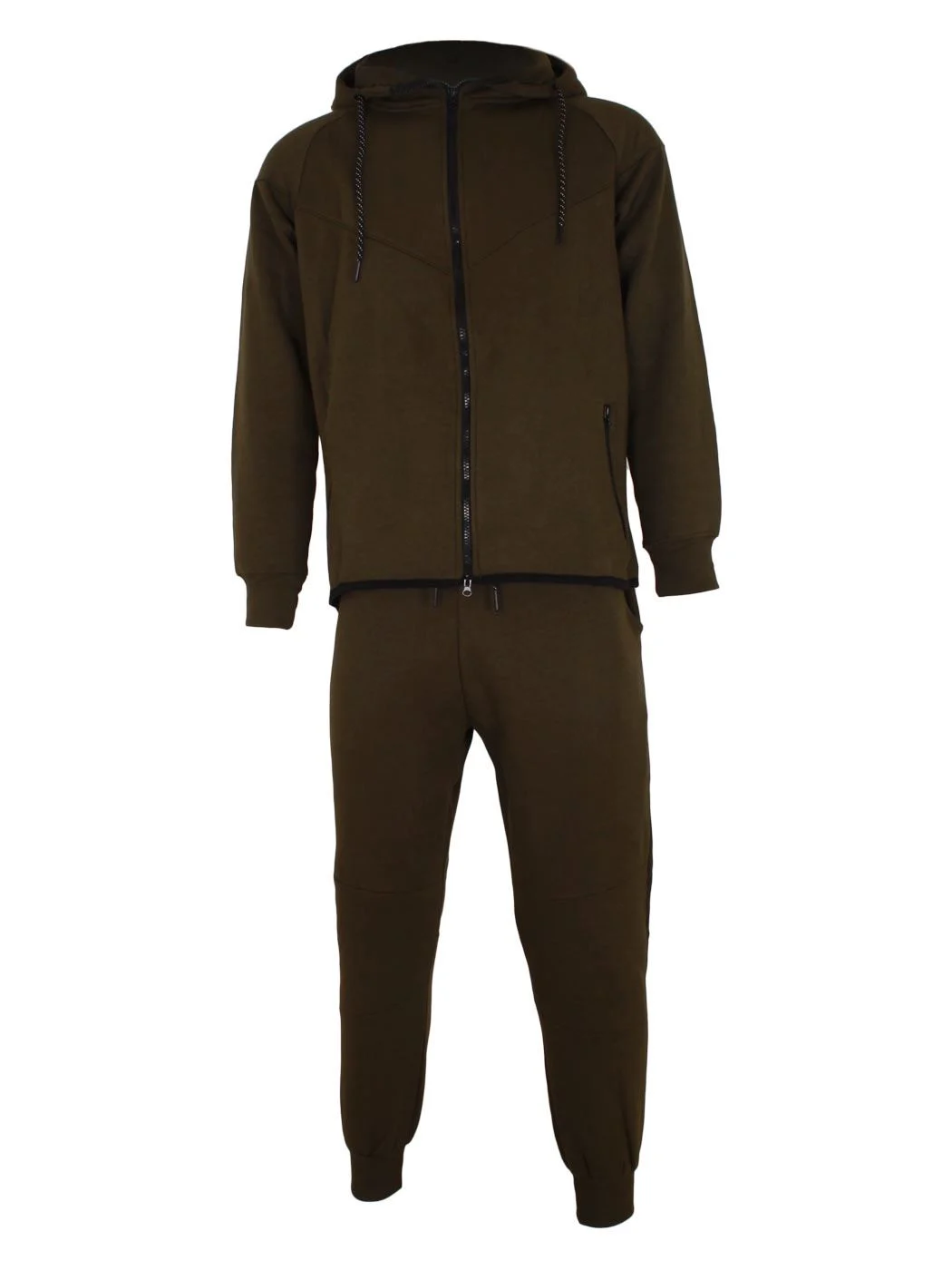 Mens Tracksuit Set with Zip Hoodie