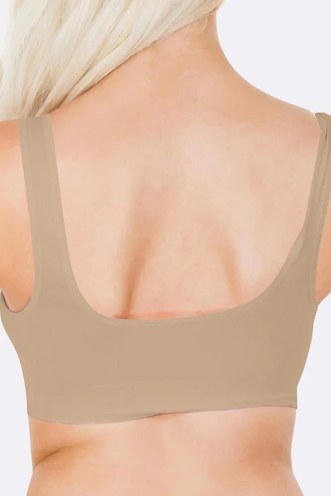 Non Wired Padded Bra with Seamless Stretch Fit
