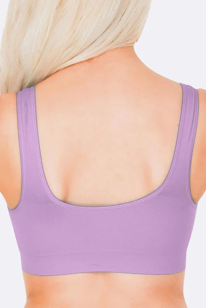 Non Wired Padded Bra with Seamless Stretch Fit