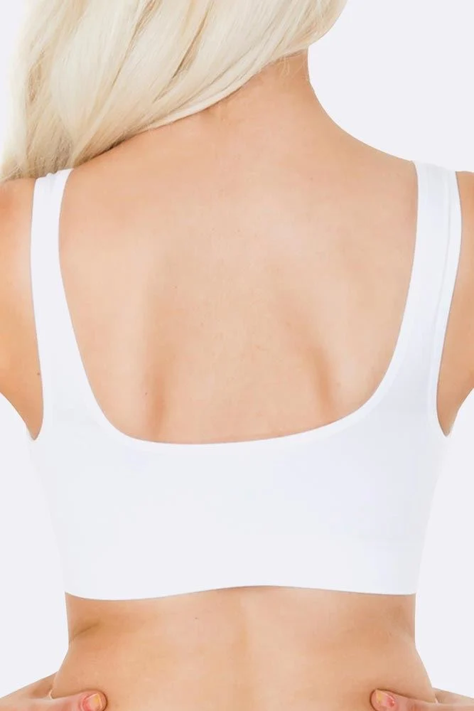 Non Wired Padded Bra with Seamless Stretch Fit
