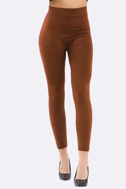 Seamless Winter Fleece Lined Leggings with Soft Feel