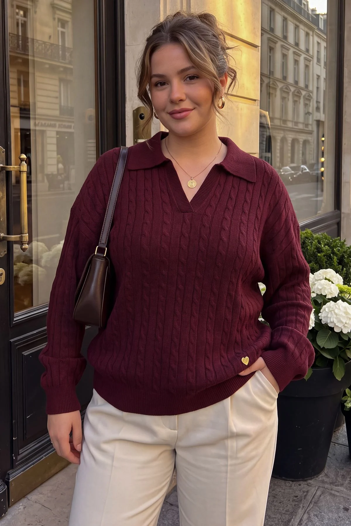 Soft Knitted Cable Knit Jumper