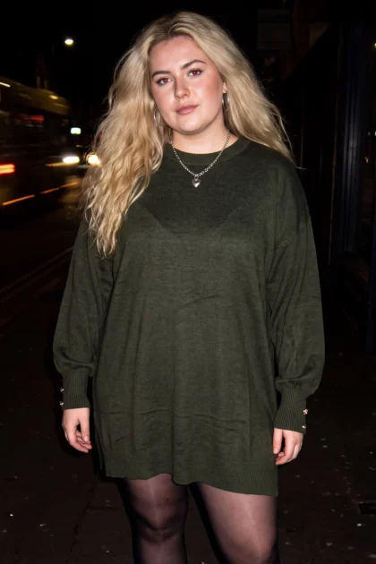 Soft Knitted Side Split Jumper