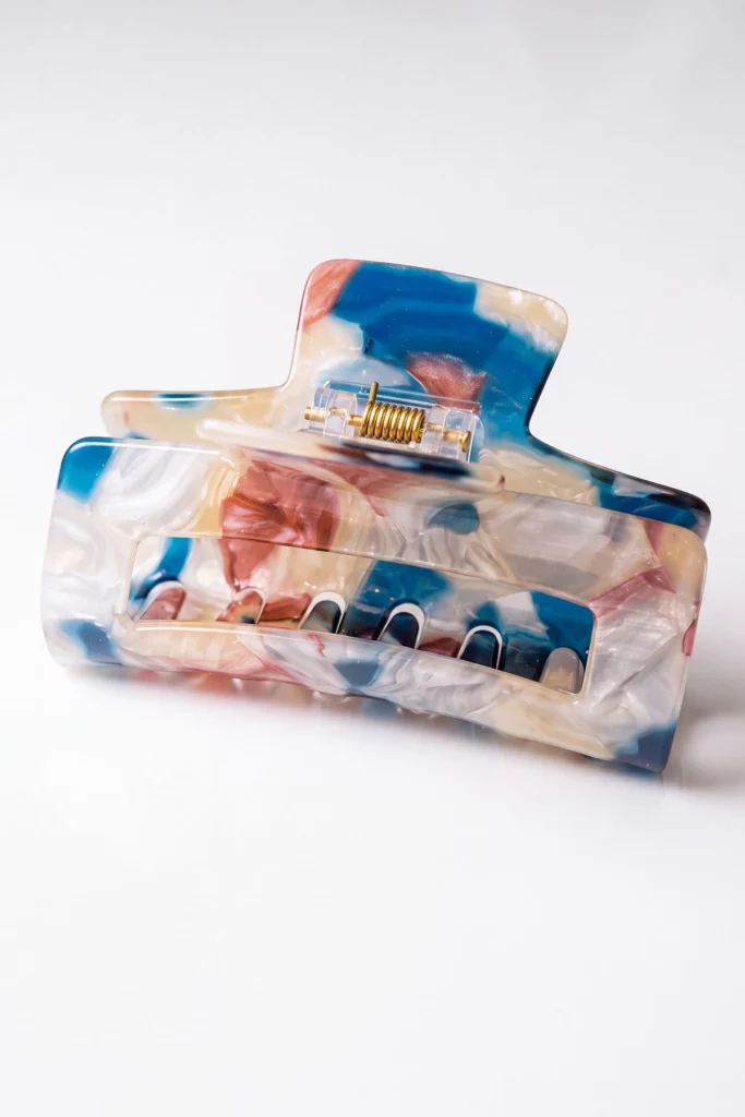 Strong Hold Claw Marble Hair Clip