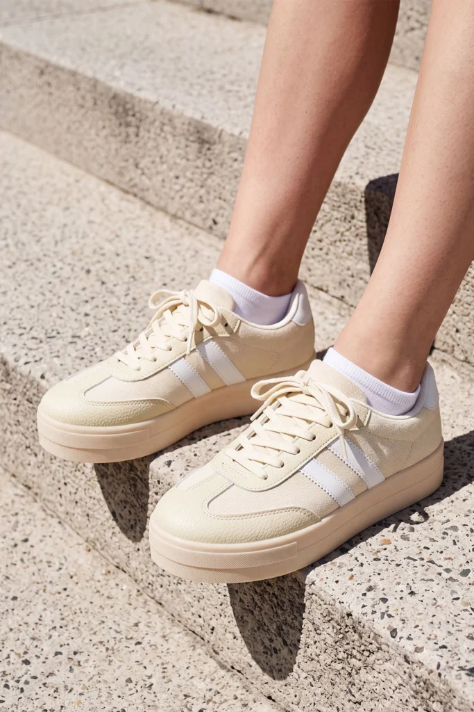 Suede Lace Up Platform Shoes