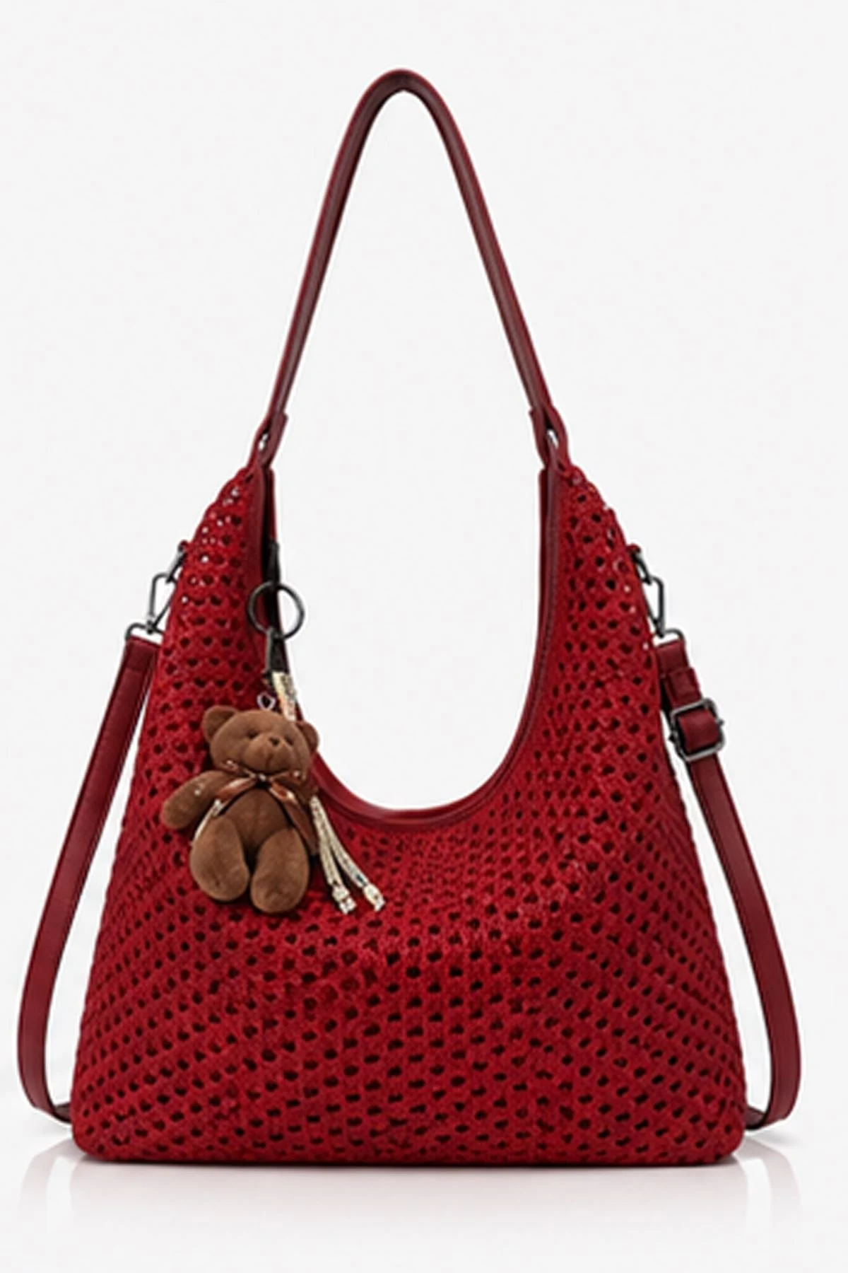 Teddy Charm Womens Crossbody Shoulder Bag