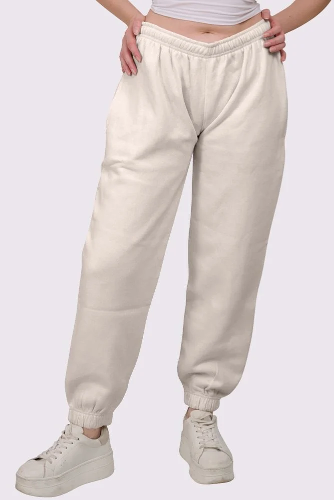 Womens Closed Hem Fleece Jogging Bottoms