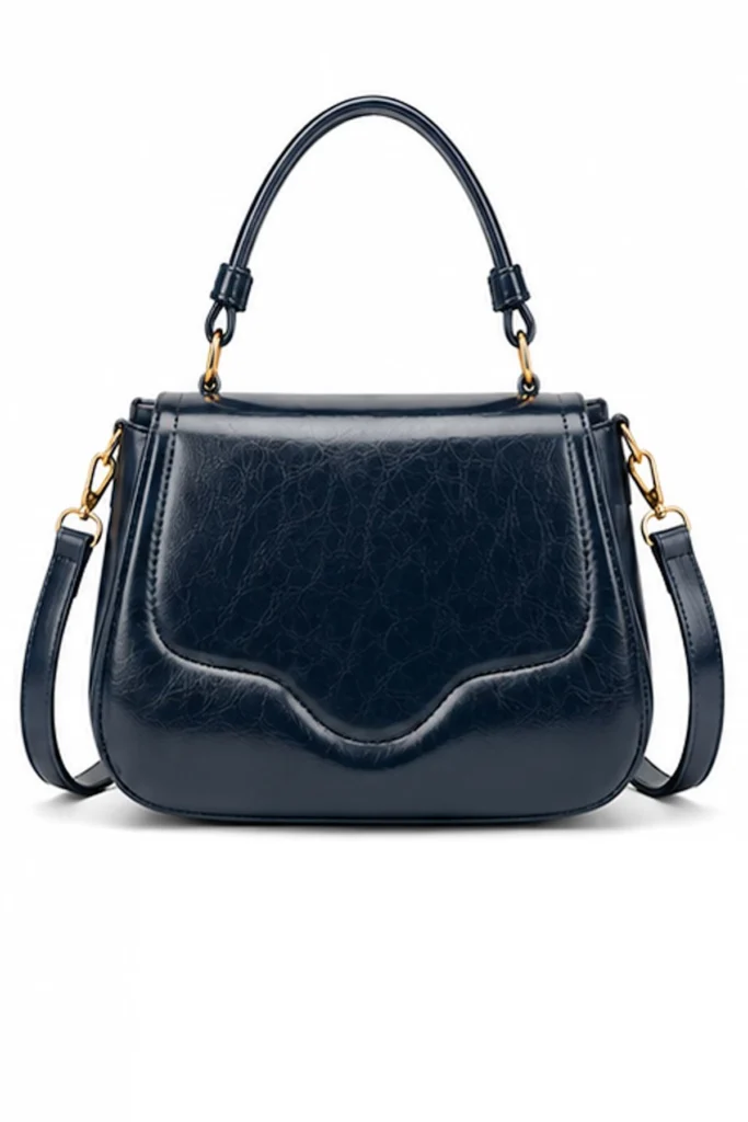Women's Flap Closure Top Handle Crossbody Bag