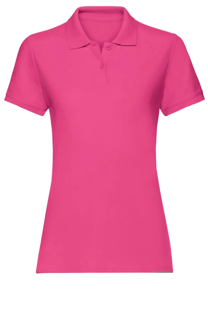 Women's Smart Casual Polo Shirt with Stylish Rod Pattern