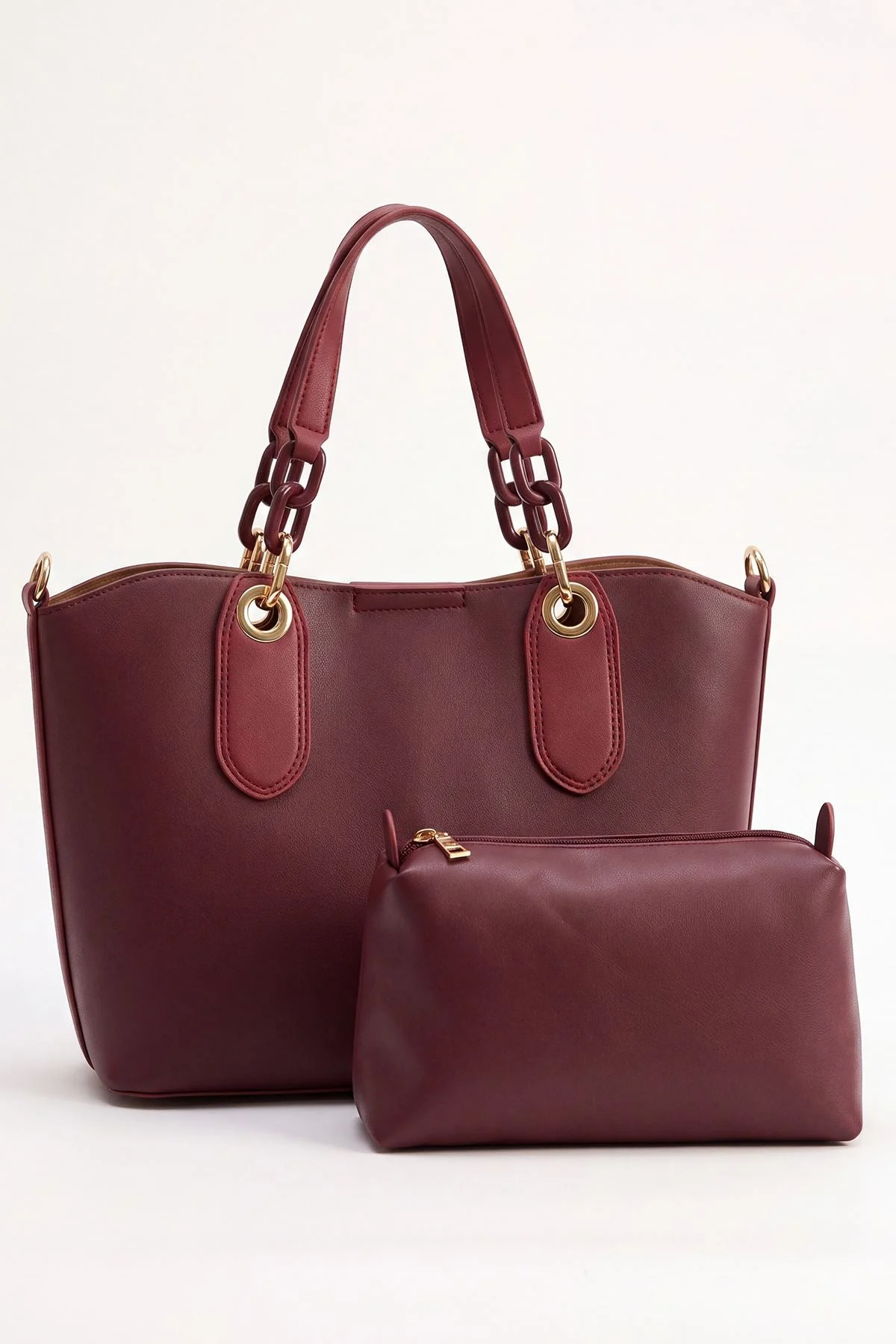 Women's Two Handle Tote Shoulder Bag