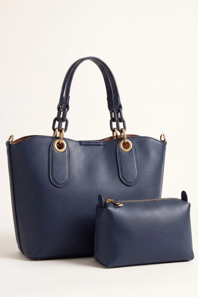 Women's Two Handle Tote Shoulder Bag