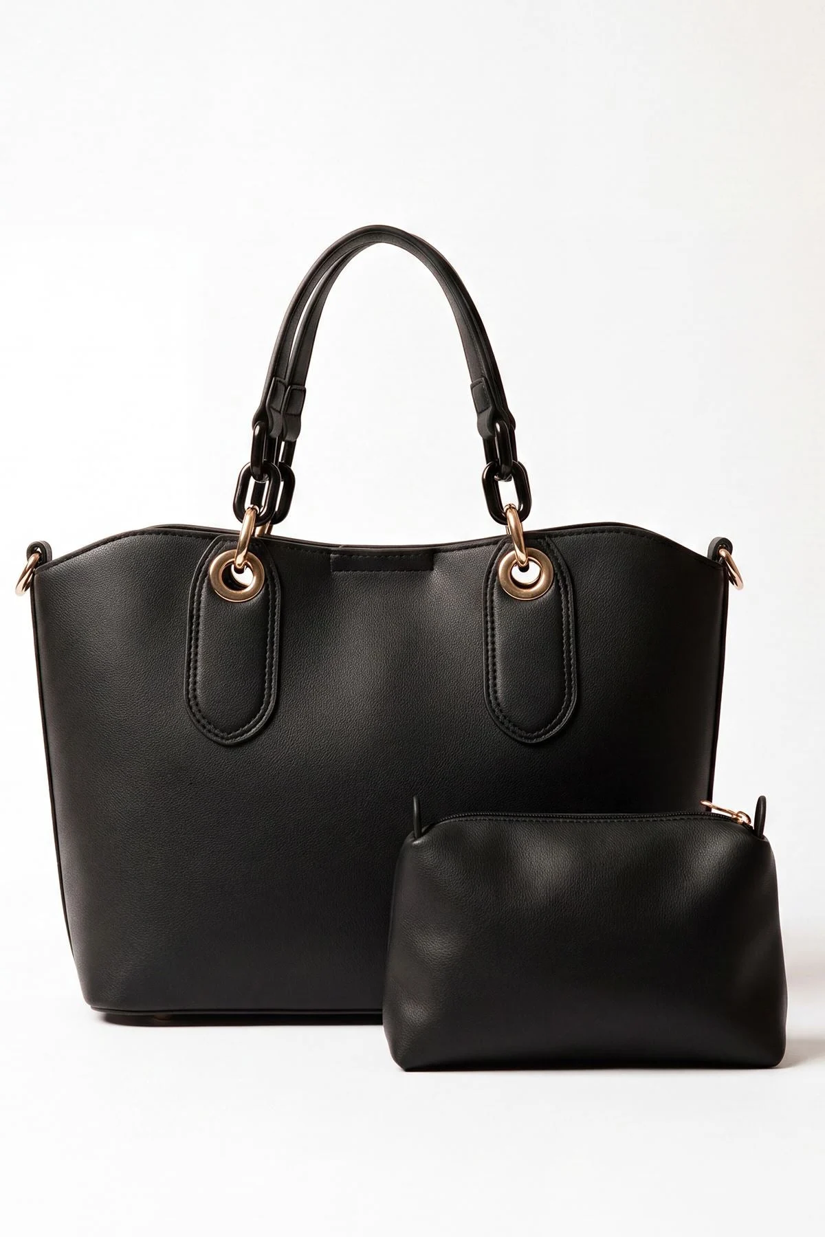 Women's Two Handle Tote Shoulder Bag