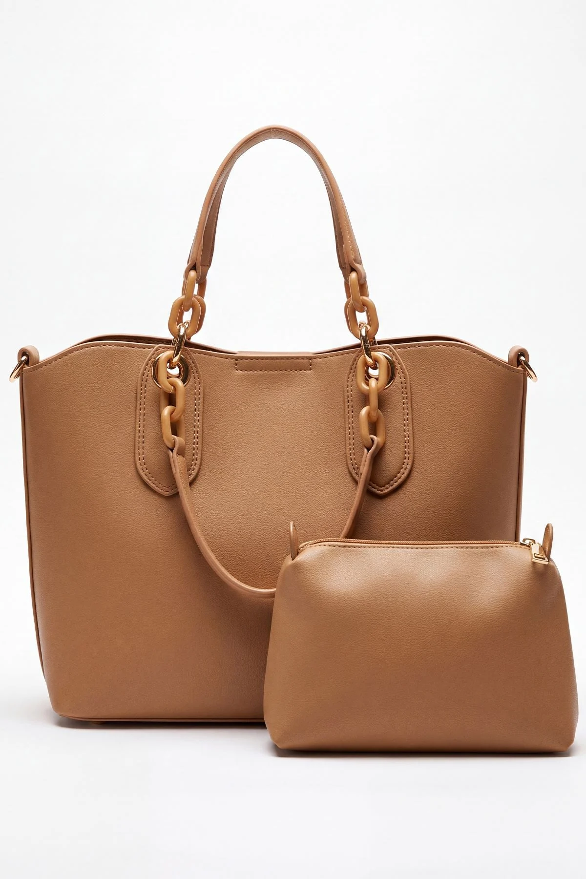 Women's Two Handle Tote Shoulder Bag